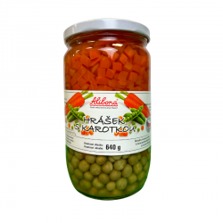 Alibona Peas with carrots 640g